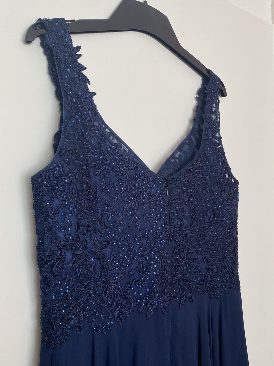 Vestiti: Abendkleid dunkelblau Grösse L / Grösse XL – Usato da Weinfelden venduto da Themis2005 1