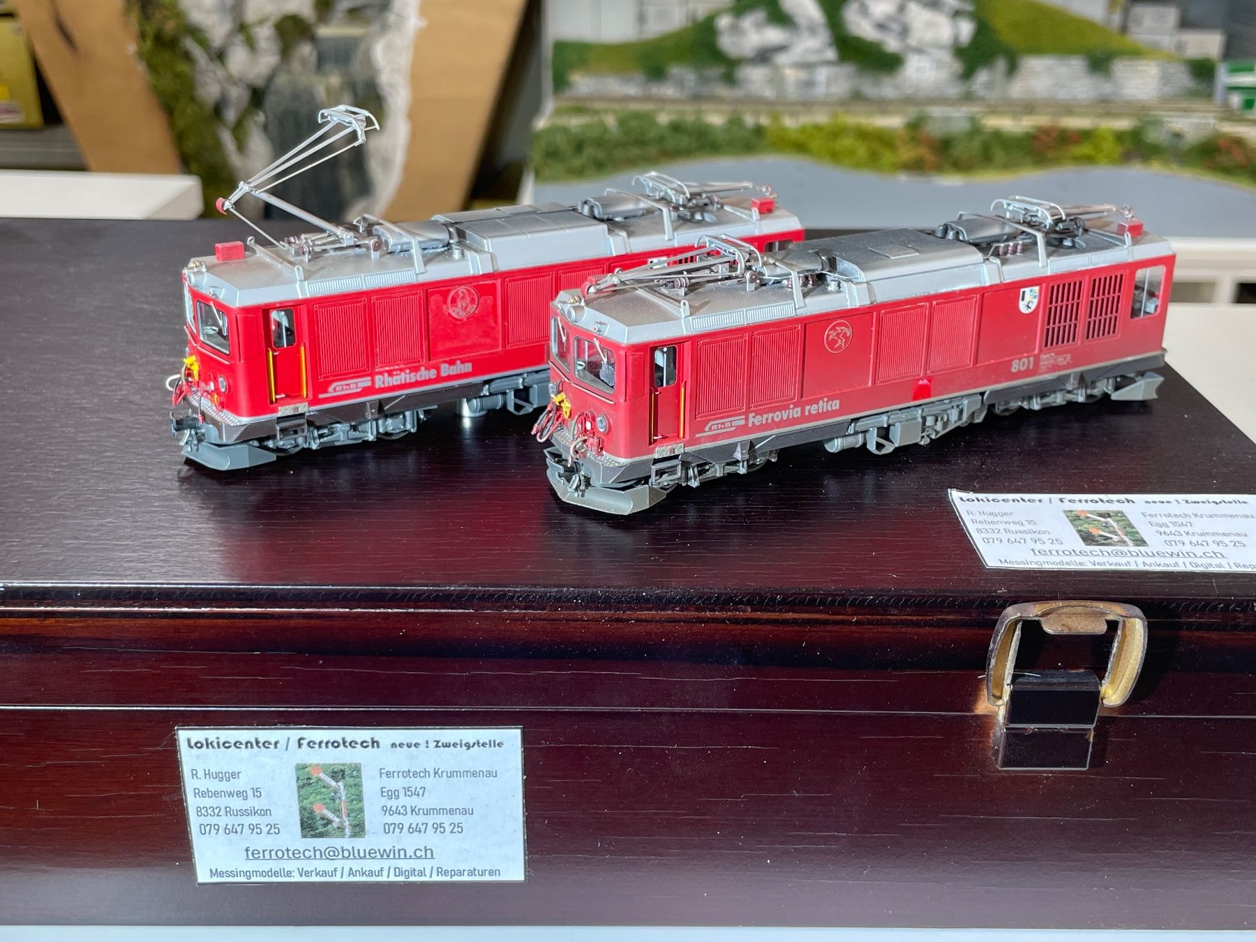 Ferro-suisse Modellini di ferrovie: Ferro Suisse, Bernina Set - C – Nuovo (secondo la descrizione) da Krummenau venduto da ferrotech 2