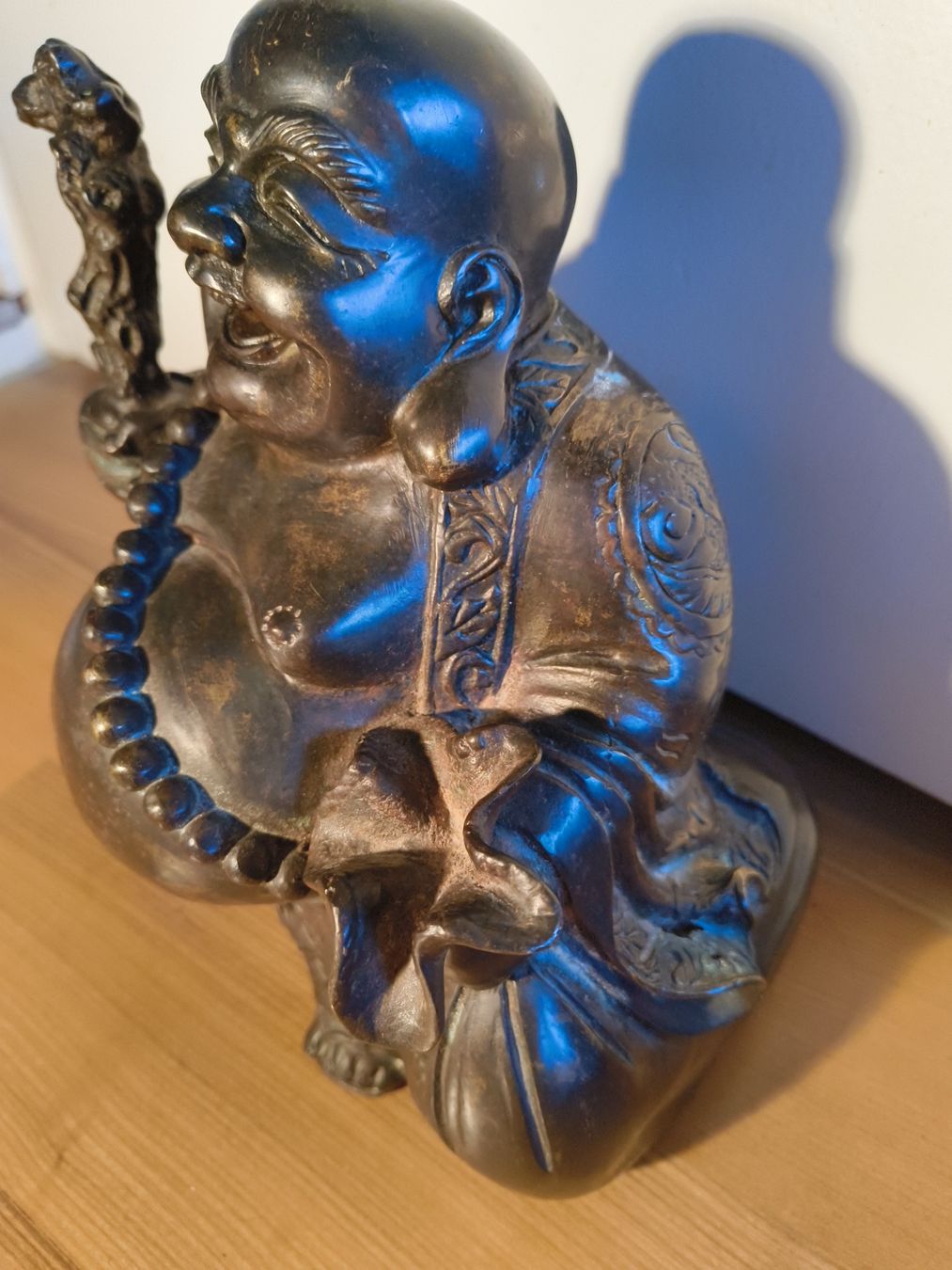 Figuren: Happy Buddha Figur Bronze/Messing 23cm 3.4kg – Gebraucht aus stettlen von VintageBern_ch 1