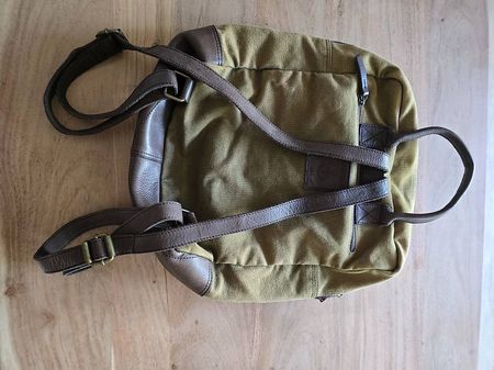 Schöner Rucksack Canvas Leder - perfekt für Herbstwanderu...