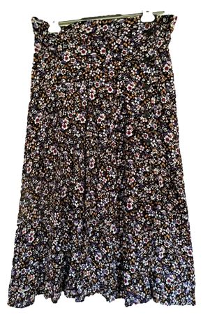 A-förmiger Jupe von La Redoute mit Blumenmuster, GR 46, NEU