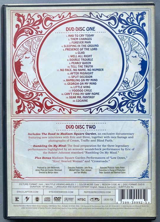 Historic Rock Concert Eric Clapton & Steve Winwood - Live From