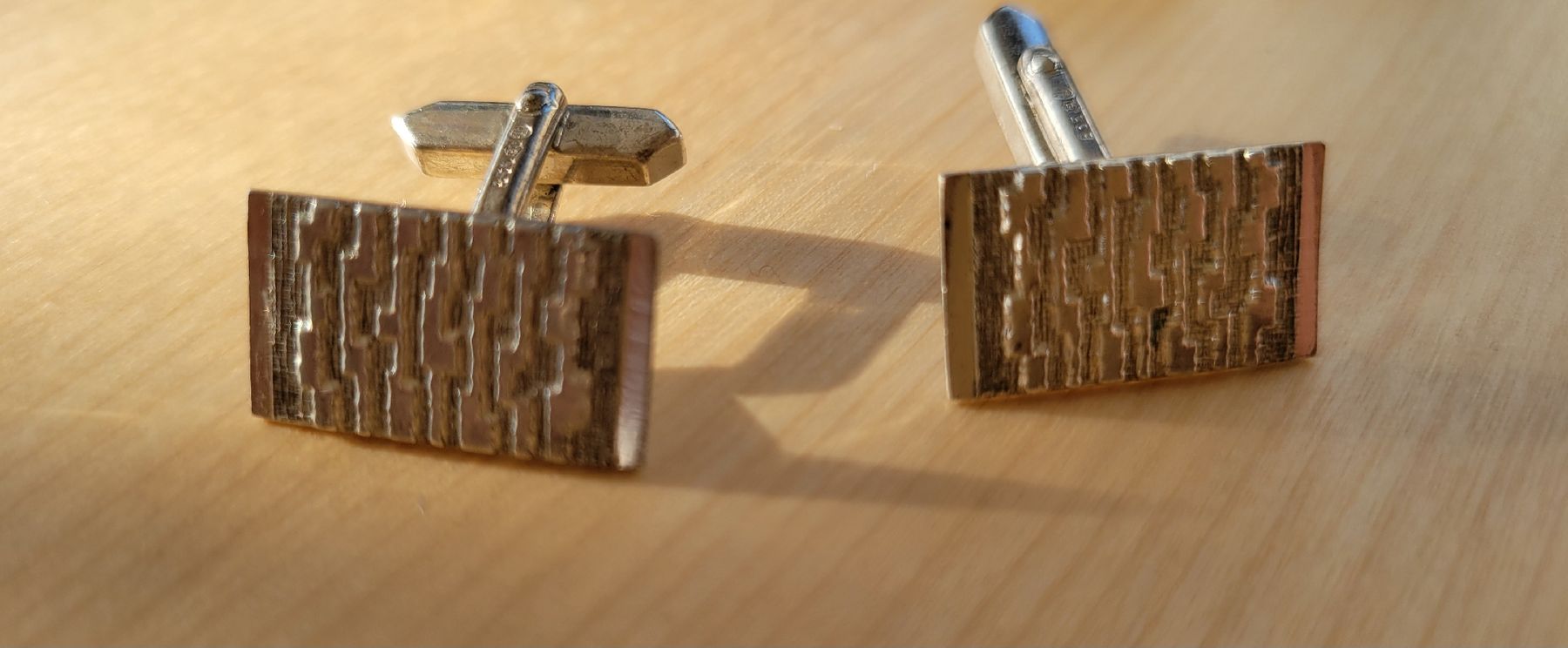 Gemelli: Boutons de manchette vintage en argent – Usato da Genève venduto da cha_xzw6