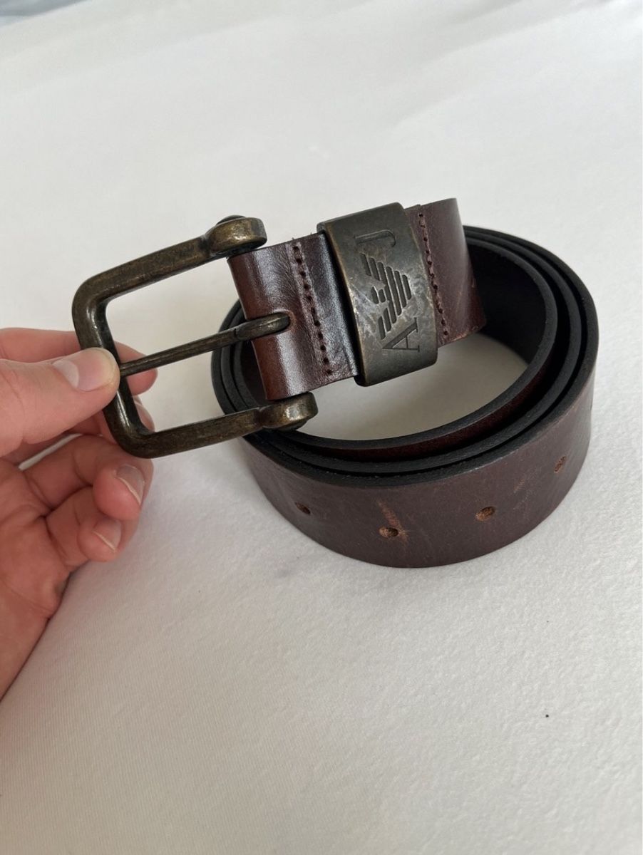 Armani Cinture: Armani Ledergürtel Braun Grösse 100/115 – Nuovo (secondo la descrizione) da Zug venduto da Nickwalks999 1