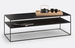 Couchtisch Metall Stahl - Schwarz