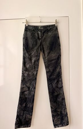 CHANEL Jean Noir Taille 36 P42275V31002 Made Italy