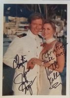 Katherine Kelly Lang & John McCook Autogramm Foto 13x18cm