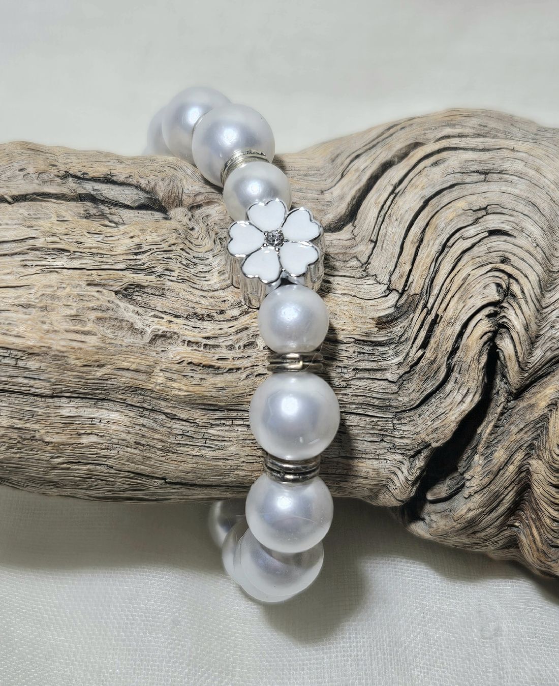 Bracciali & Braccialetti: Kunstperlen-Blumen Armk. - Spendenaktion – Nuovo (secondo la descrizione) da Unterkulm venduto da Nachtigall 5
