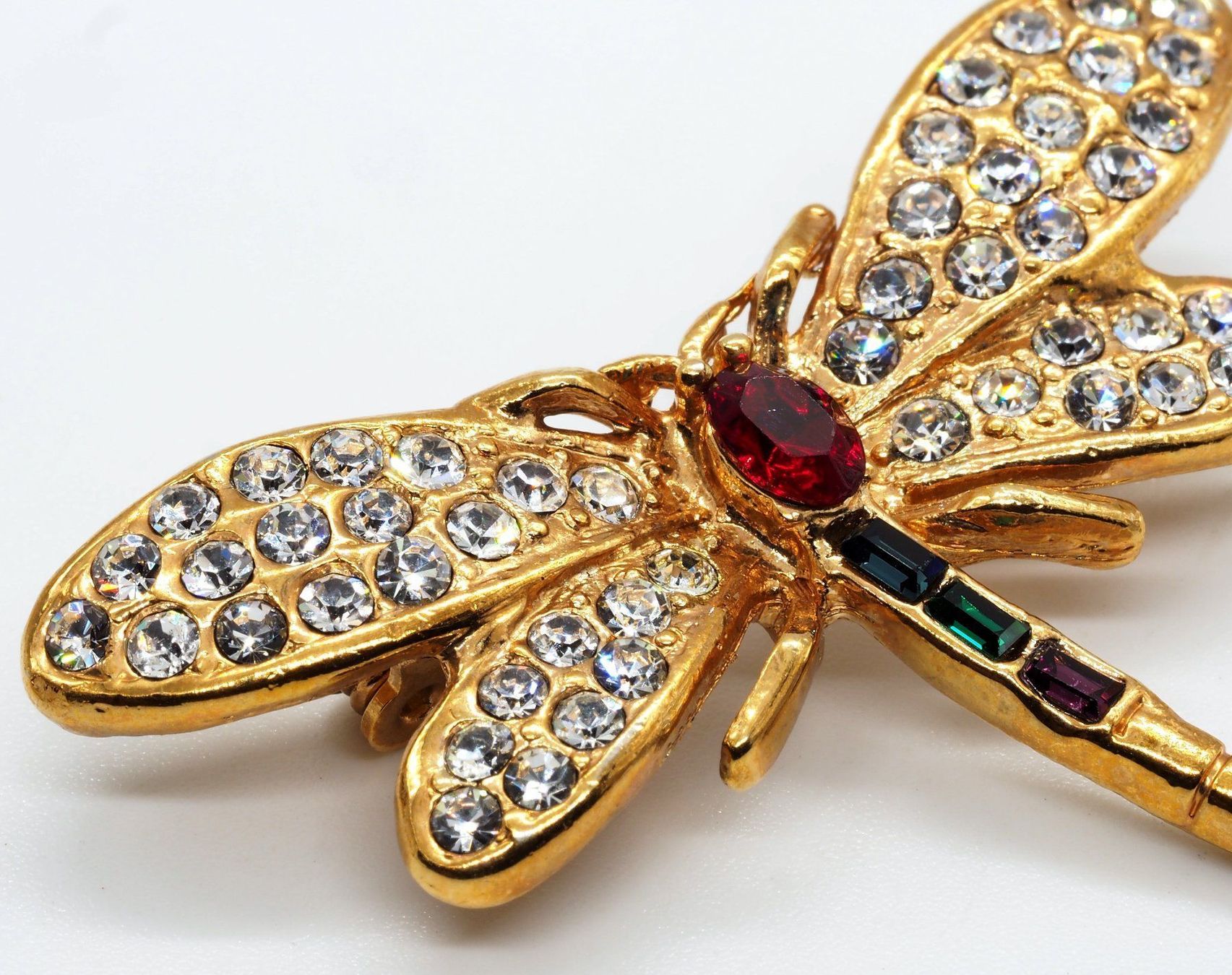 Broschen & Nadeln: Vintage ROMAN Brosche; Libelle – Gebraucht aus Zürich von nostalgic_treasures 4