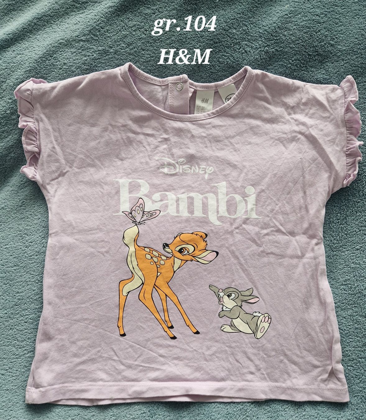 H&M Camicette, T-shirt & Top: Kurzarm Shirt grösse 104 Bambi – Usato da Heimberg venduto da Eleanor20