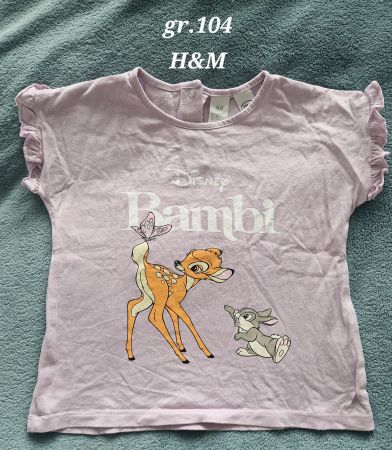 Kurzarm Shirt grösse 104 Bambi