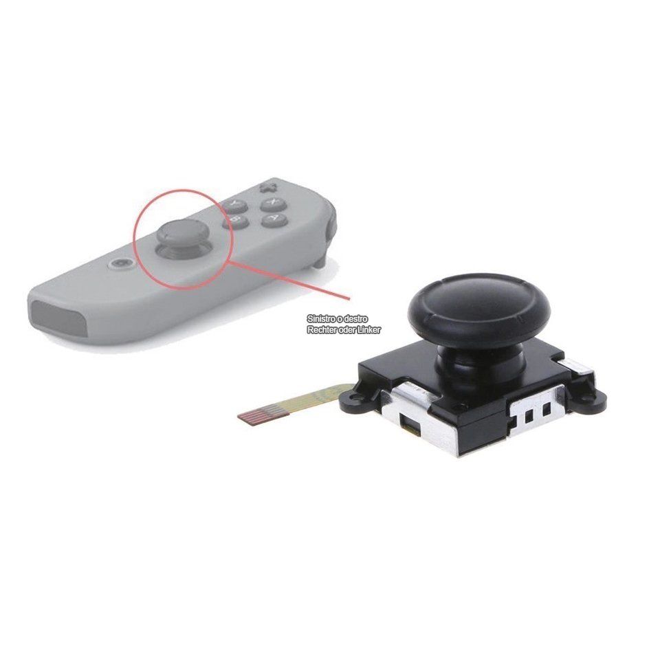 Controller: Switch Joystick Ersatz joy-con Knopf Reparatur – Neu und originalverpackt aus Chiasso von online.shop