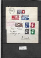 2 Landi Belege  1939 Kat: CHF 102.-