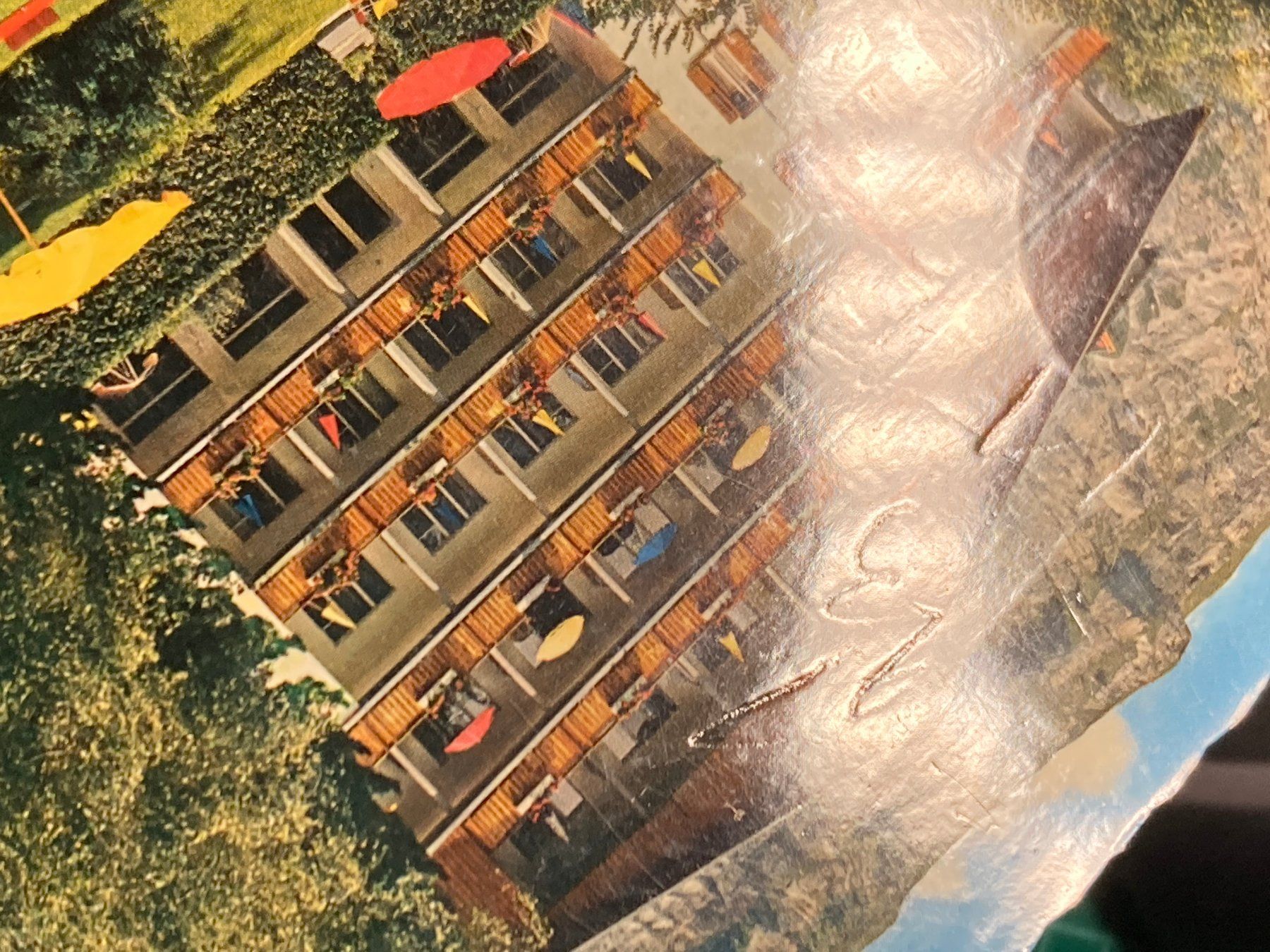 Ansichtskarten: Flims - Waldhaus, Hotel Adula, 1964 – Gebraucht aus Lenzburg von fh1 3
