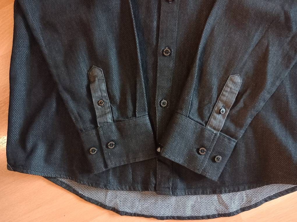 Camicie: Einstoffen Hemd Herren Grösse L – Usato da Belp venduto da Efflux 1