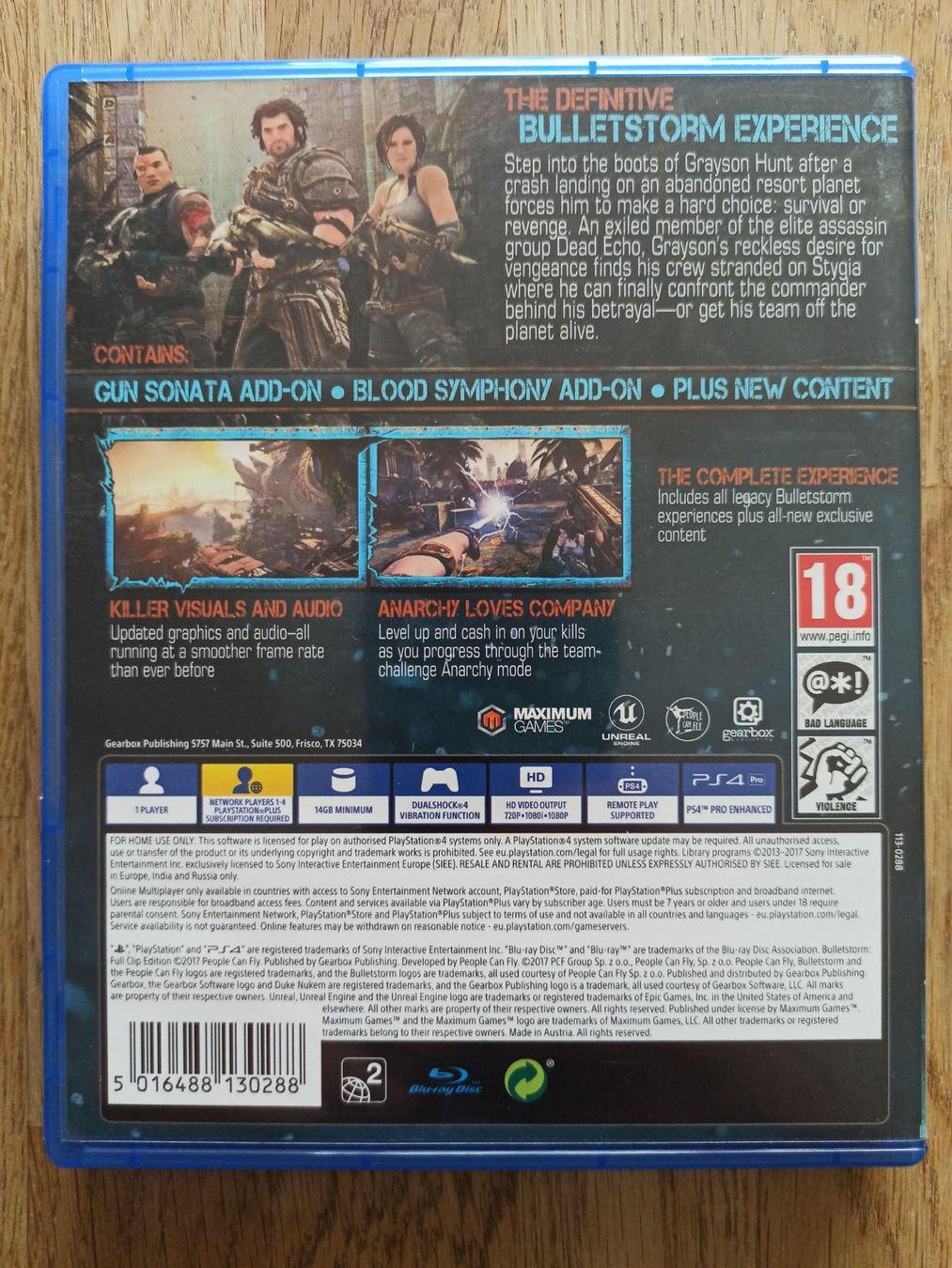 Giochi: Bulletstorm Full Clip Edition PS4 / PS5  TOP – Usato da Oberweningen venduto da mar_87mx 1