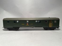 LIMA Gepäckwagen SBB grün, DC Achsen