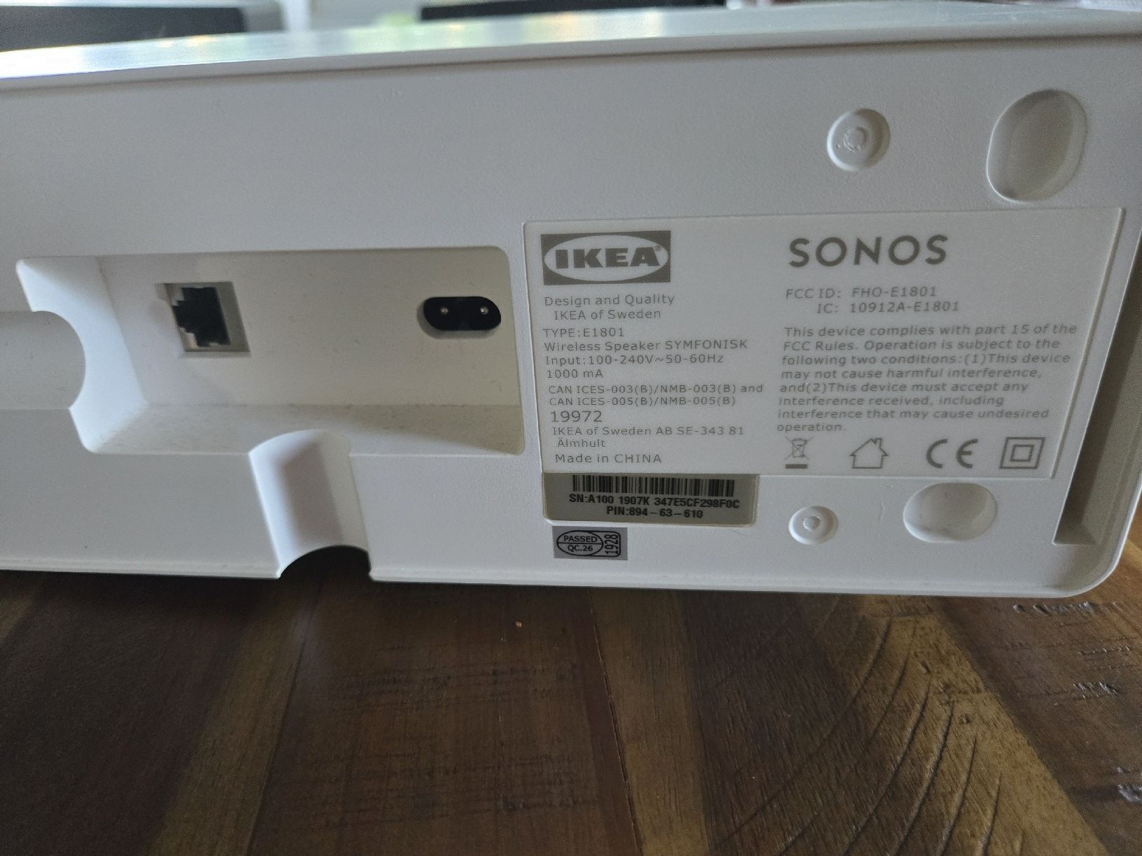 Ikea Casse acustiche: Ikea Symfonisk Sonos Regal-Lautsprecher – Usato da Bern venduto da philacat 2