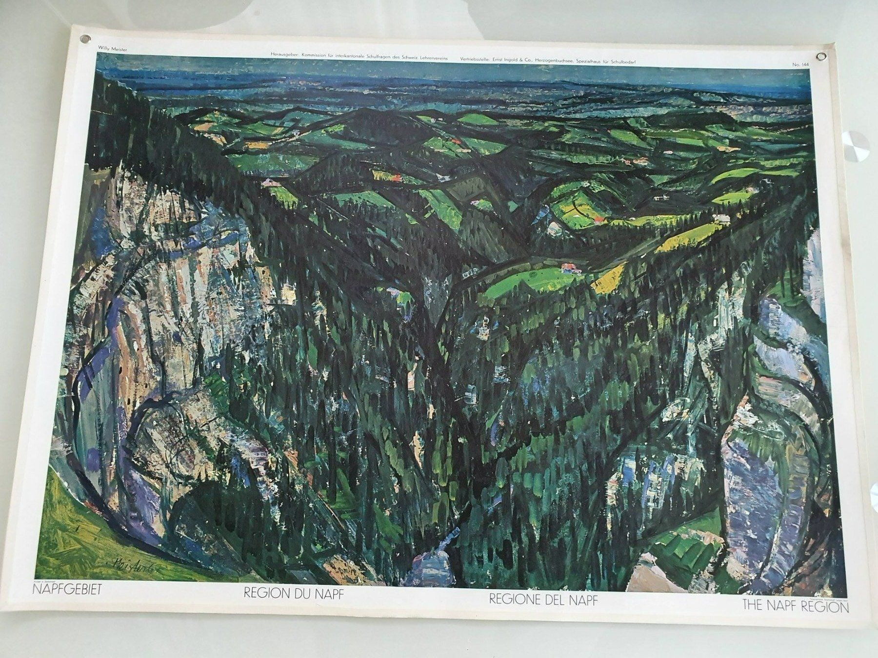 Foto & Immagini: Schulwandbild Nr. 144 Napfgebiet – Usato da Fribourg venduto da YannDuc