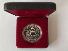 Canada 1 Silberdollar 1979 Griffon Schiff, Royal Canadian PP