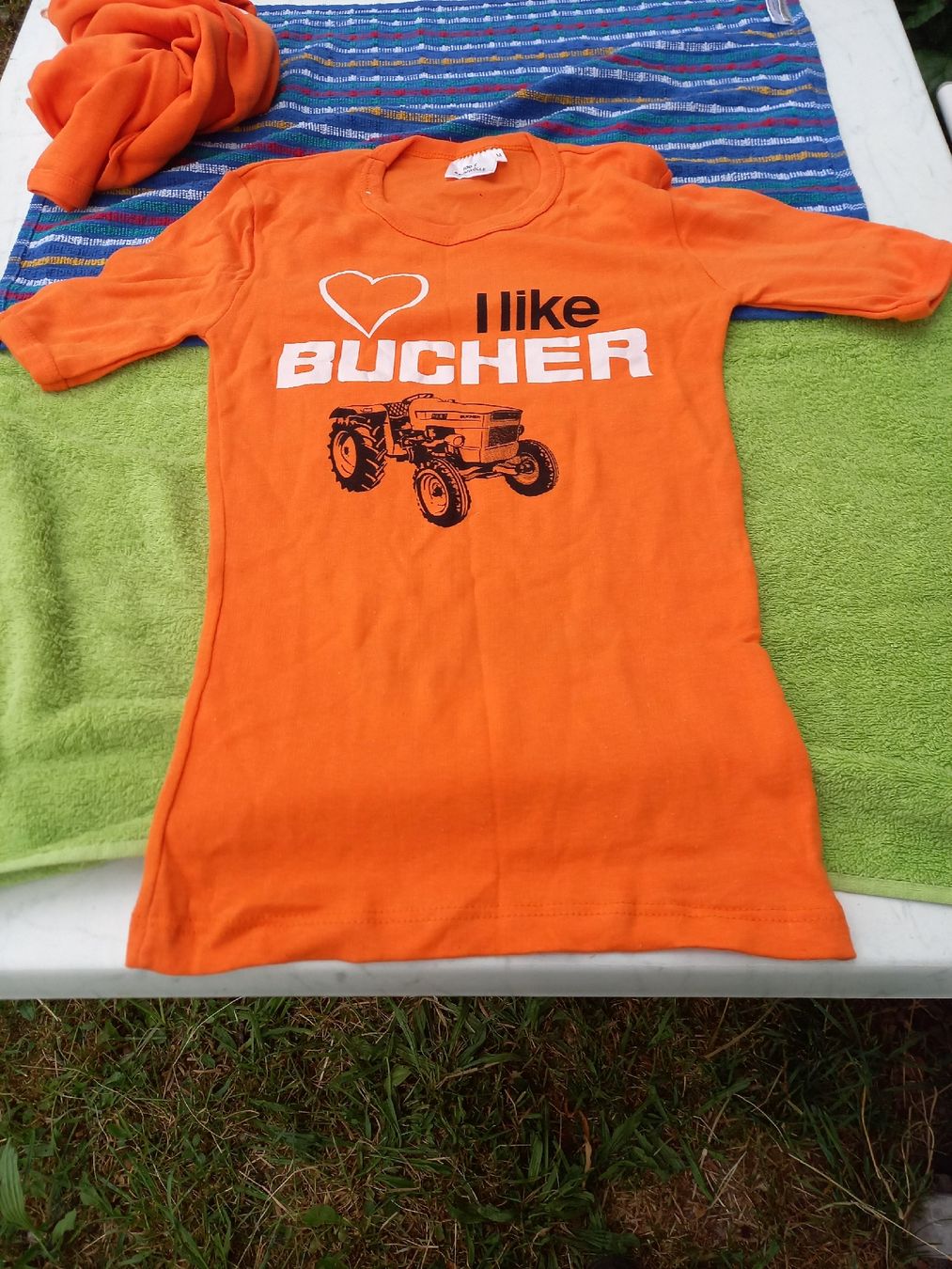 T-shirt: I like BUCHER T-Shirt Grösse M – Usato da Galgenen venduto da Allerlei8854 6