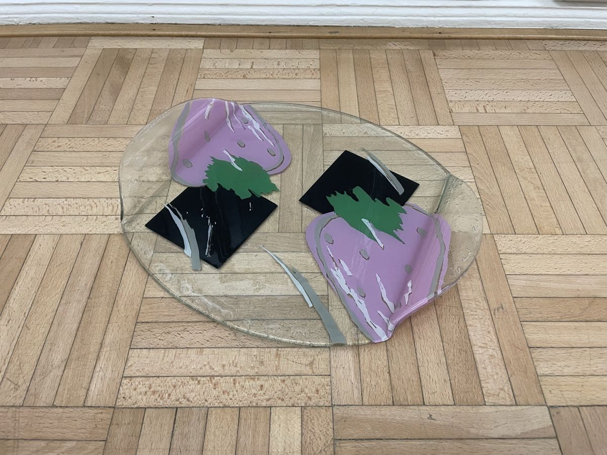 Servierplatten: 80s Design Glas Serviertablett vintage Design Glasplatte – Gebraucht aus Zürich von Vintagewiesel 2