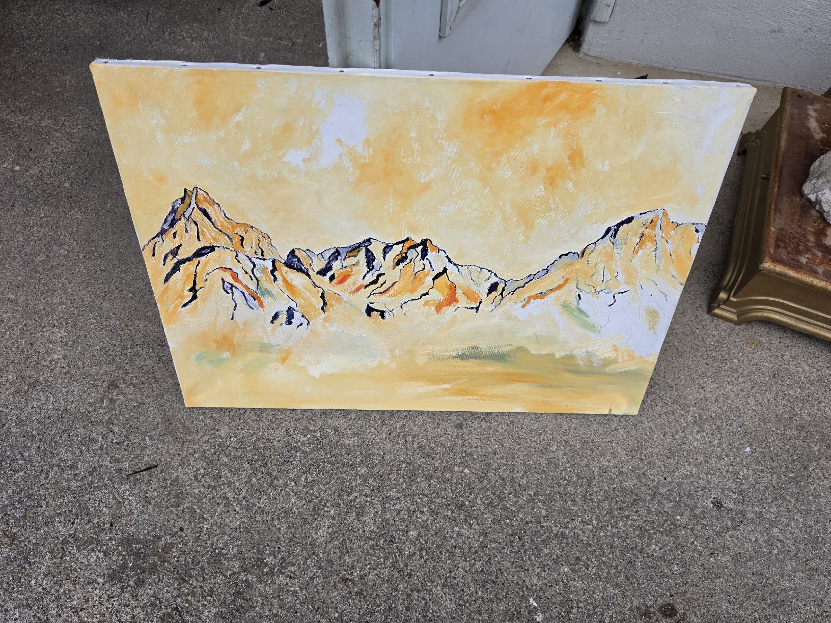 Dipinti: Berglandschaft Gemälde, Wandbild, Kunst, neuwertig... – Usato da Mettlen venduto da elios0888 4