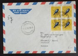 JB22) 1956, Pro Juventute, Flugbrief mit Sonderstempel