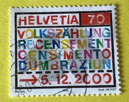 Nr.1005 GESTEMPELT Volkszählung 2000  Siehe Original Fotos.