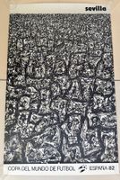 🟡Fussball WM 1982 SPANIEN Sevilla ORIGINAL VINTAGE Poster
