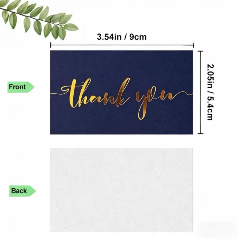 Tutte le decorazioni: 48x stück thank you – Nuovo (secondo la descrizione) da arbon venduto da tween_88 2