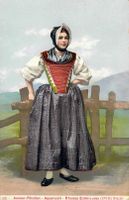 Sehr alte Trachtenkarte: Appenzell Ausser-Rhoden!  AR