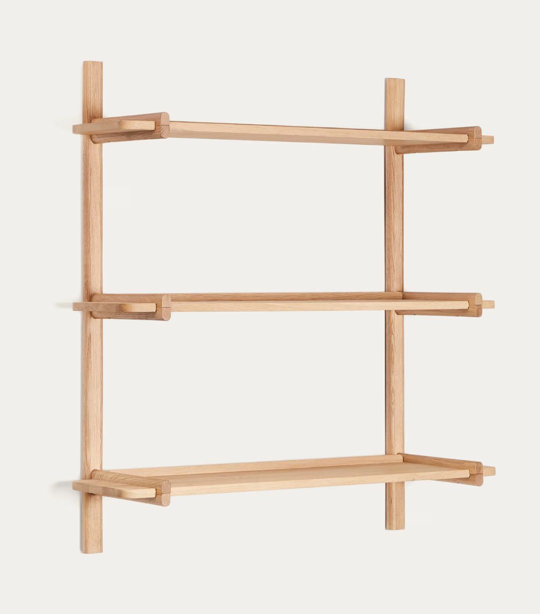 Kave Home Regale: Sitra Regal modular 3 Regalbretter massives Eichenholz – Neu (gemäss Beschreibung) aus Glattbrugg von dariabalutel