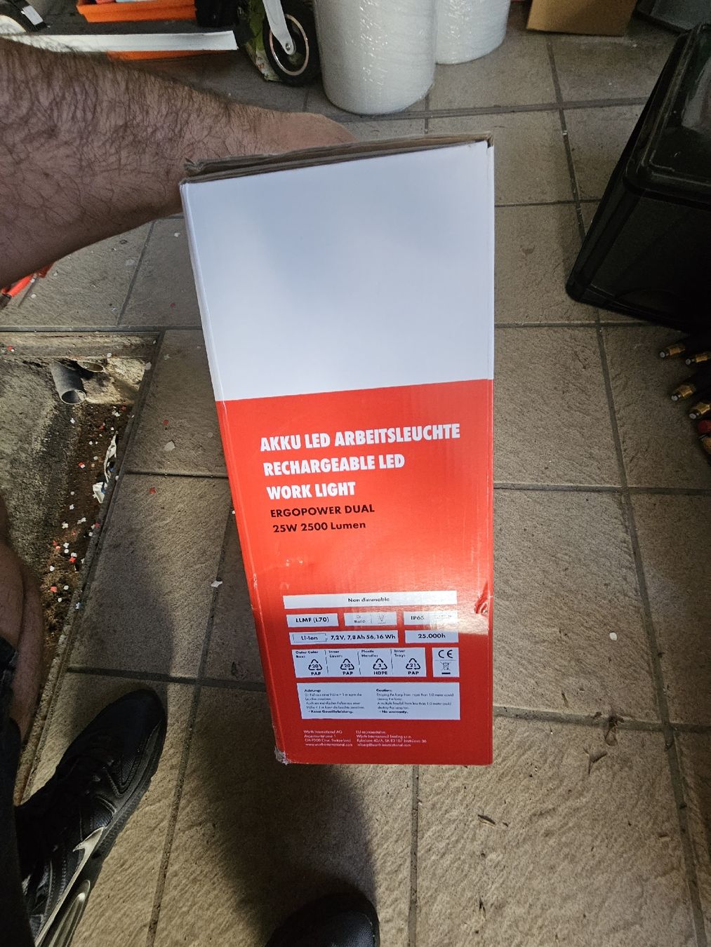 Würth Lampade: Akku LED Arbeitsleuchte 25W 2500Lumen – Nuovo e nell'imballaggio originale da Basel venduto da Meti200 2