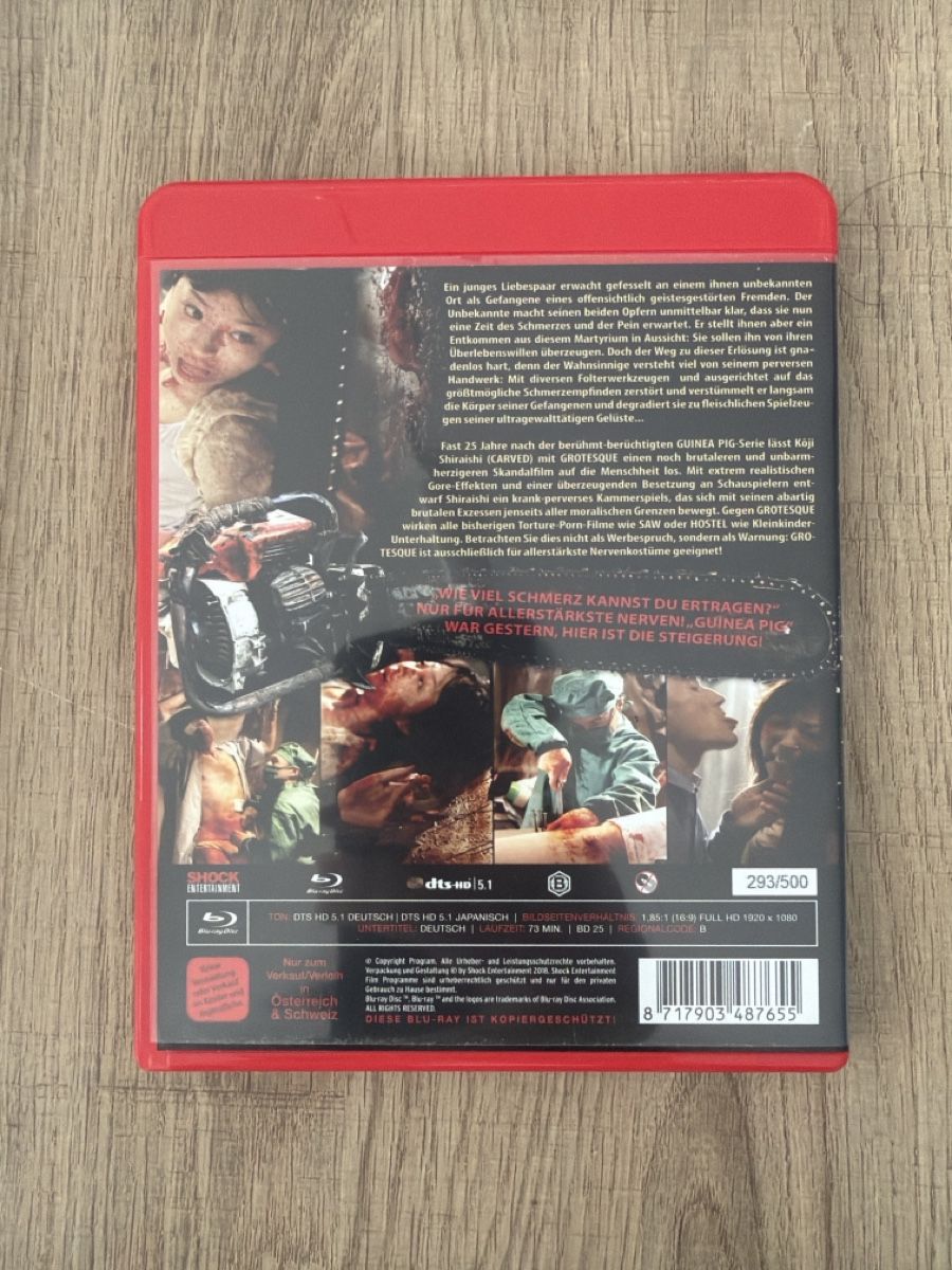 Alle DVDs: Grotesque (2009, Uncut) BluRay – Gebraucht aus Hagendorn von masterchieff 1
