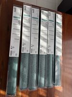6x FÖNSTERVIVA Ikea Vorhang  60x300cm petrolblau neu