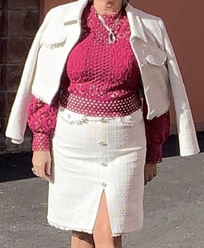 Costumi: Damen Kostüm mit Bluse / Grösse 40 – Usato da Biel/Bienne venduto da Katja01112