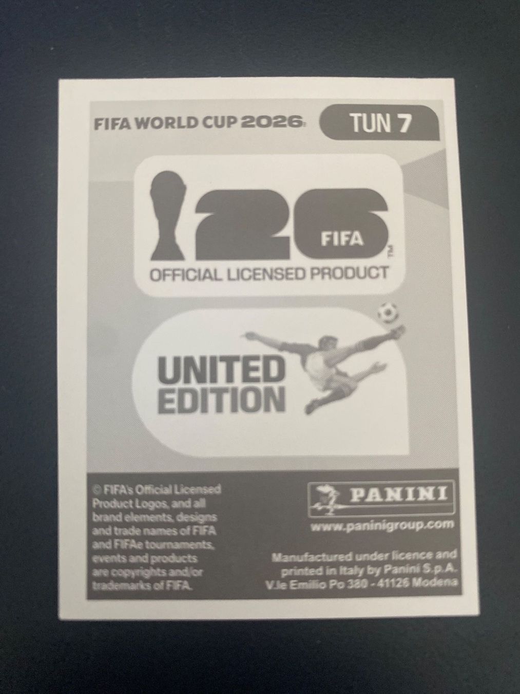 Panini Carte collezionabili: Panini FIFA World Cup Sticker TUN 7 – Nuovo (secondo la descrizione) da Glattbrugg venduto da riseca 1
