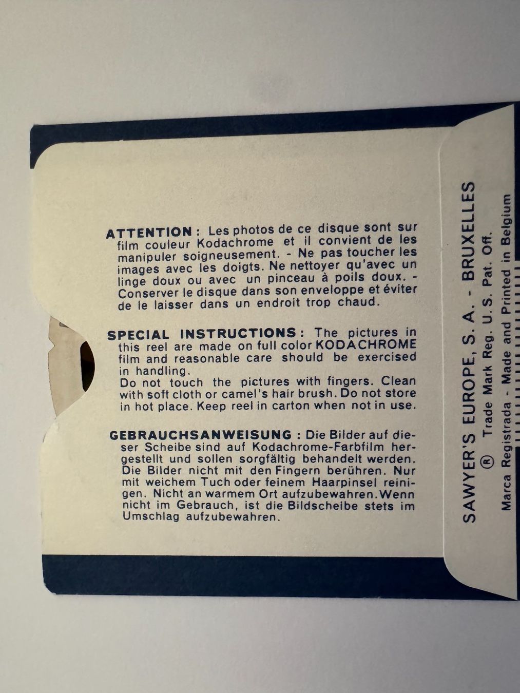 View-master Giocattoli: View-Master 3D: Nr. 2022 PONTRESINA – Usato da Tegerfelden venduto da siebenmacky 1