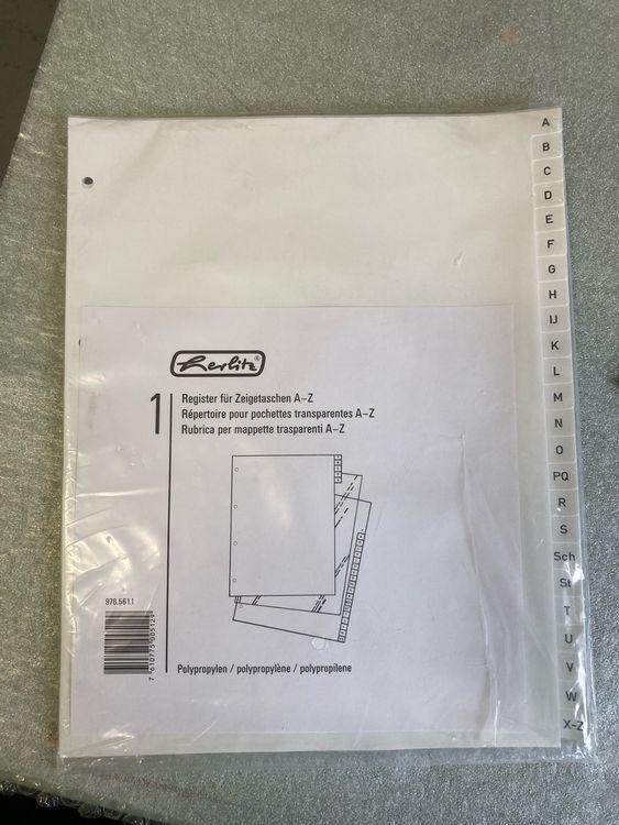 Raccoglitori: 6 Stück neue Register !!! – Nuovo e nell'imballaggio originale da Egolzwil venduto da emeli03 1