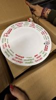 Pizzateller Bormioli Rocco Opalglas 33 cm neu