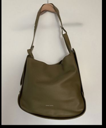 Tasche Danse Lente olivgrün Leder Schultertasche