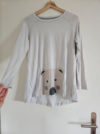 Pyjama-Oberteil mit Bär