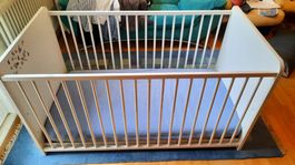 Baby / Gitterbett Forte inkl. Lattenrost und Matratze