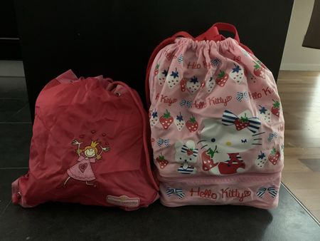 Sportrucksack , Sporttasche, Turnbeutel, Kinder Mädchen 2Stk