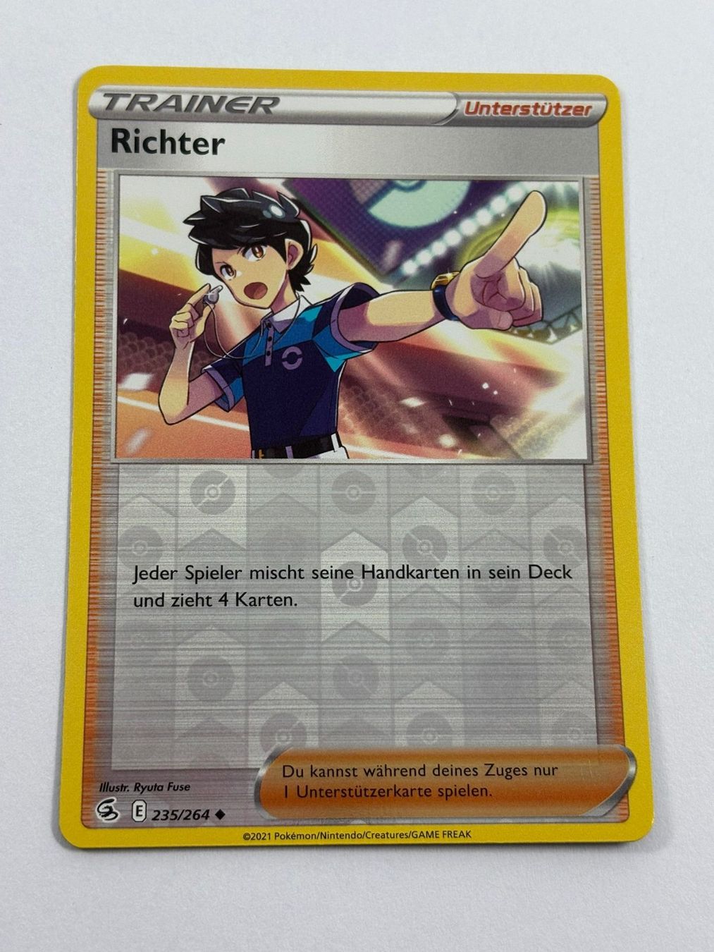 Pokémon Sammelbilder & Trading cards: Pokemon-Karte Richter 235/264 – Gebraucht aus Herisau von Seyashop1