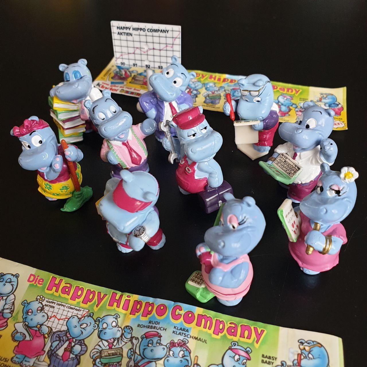 Statuette: Ü-Eier Figuren Happy Hippo Company 1994 – Nuovo (secondo la descrizione) da Urnäsch venduto da Nakamotix