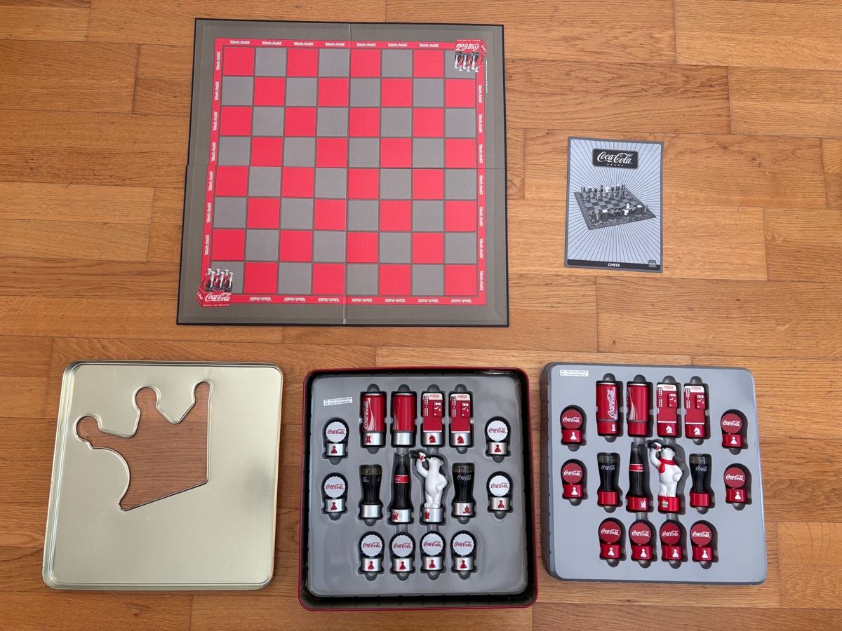 Giochi: Seltenes Coca Cola Schachbrett , Coca Cola Chess – Usato da Zürich venduto da Dudu2020 1