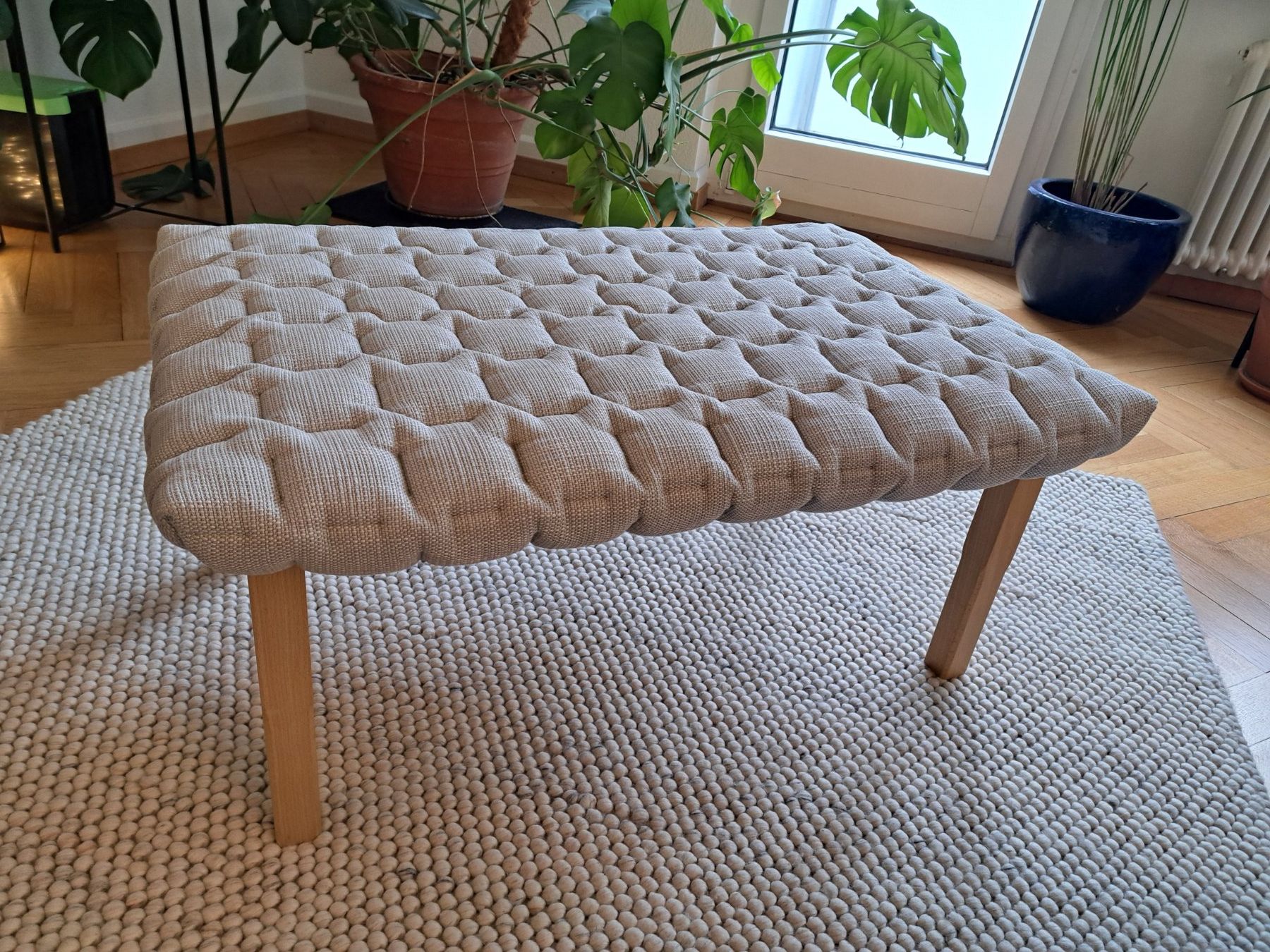 Sgabelli: Hocker mit gepolsterter Sitzfläche – Usato da Zürich venduto da ibe_5xb6 1