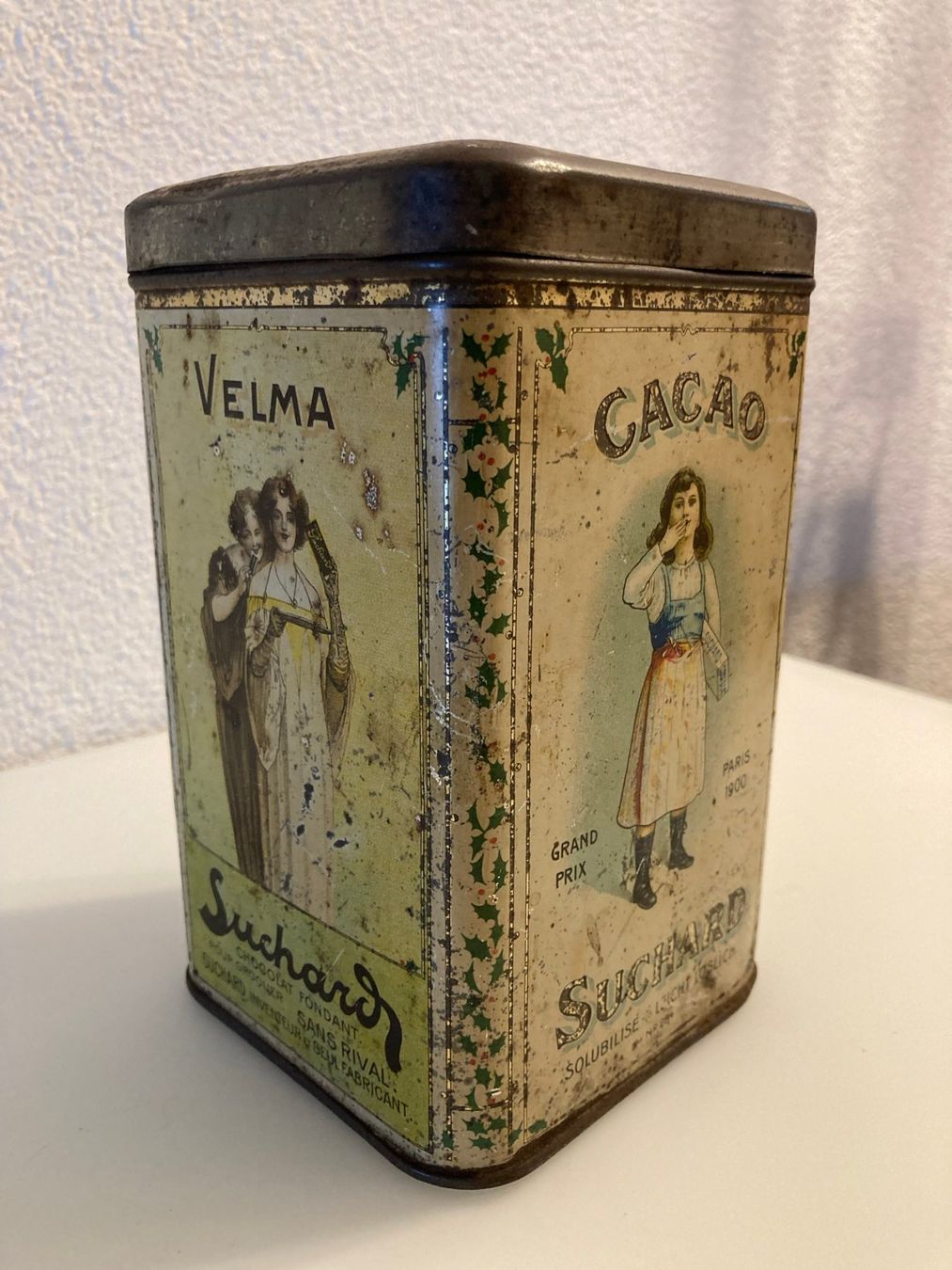 Toutes les décorations: Suchard Antike Blechdose Nr 284  Jg. ca. 1900 – D'occasion à Wohlen b. Bern par Titus55 3